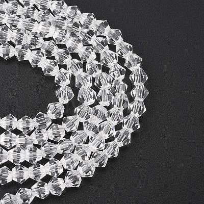 Imitate Austrian Crystal Bicone Glass Beads Strands LS-GLAA-F029-4x4mm-13-1