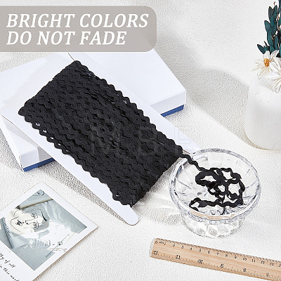 Wave Bending Fringe Trim OCOR-GF0006-41E-1