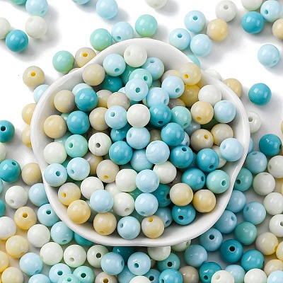 Opaque Acrylic Beads SACR-Q004-02D-1