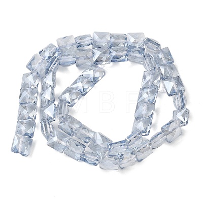 Electroplate Glass Beads Strands EGLA-L045-B-PL04-1