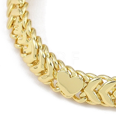 Rack Plating Brass Bracelets for Women BJEW-K244-03G-1