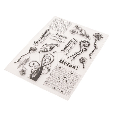 Transparent Clear Silicone Stamp/Seal SCRA-PW0009-04-1