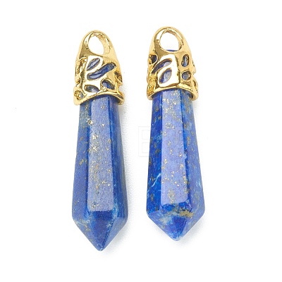 Bullet Natural Lapis Lazuli Pendants G-E332-C04-G-1