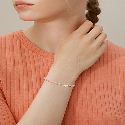 1Pc Adjustable Nylon Cord Slider Bracelets for Women BJEW-LP0001-32X-03-1
