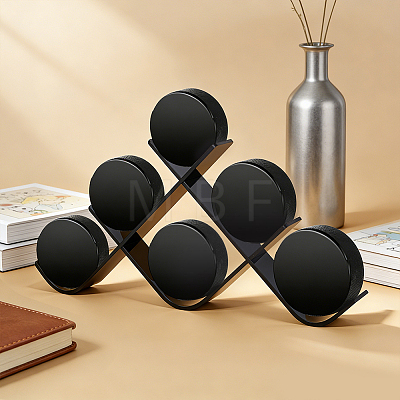 2Pcs Acrylic Hockey Puck Holder AJEW-WH0817-024B-02-1