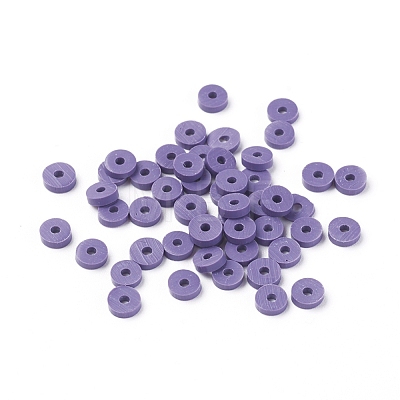 Eco-Friendly Handmade Polymer Clay Beads CLAY-R067-4.0mm-03-1