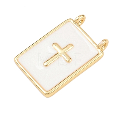 Brass Enamel Pendants KK-L251-01G-B04-1