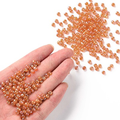 6/0 Round Glass Seed Beads SEED-US0003-4mm-169-1