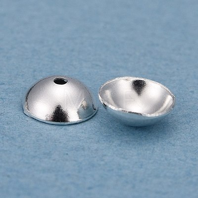 201 Stainless Steel Bead Caps STAS-F040-20A-S-1