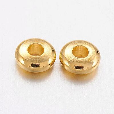 Brass Spacer Beads KK-E246-G-1