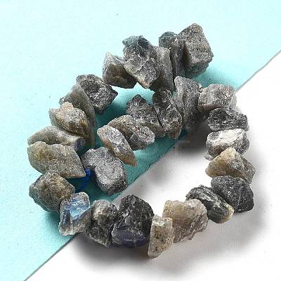 Raw Rough Natural Labradorite Beads Strands G-P528-A16-01-1