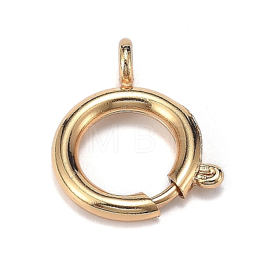Brass Spring Ring Clasps LS-ZIRC-F120-014G-1