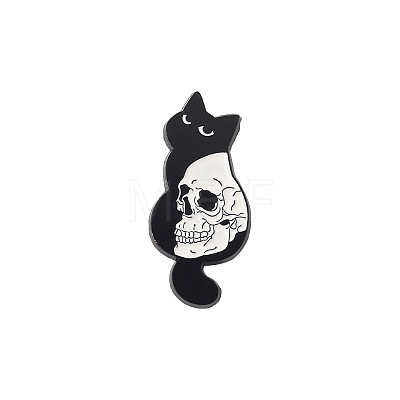 Cat Theme Enamel Pin PW-WG97473-03-1