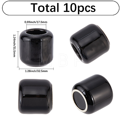 10Pcs Porcelain Candle Cups AJEW-SC0004-45C-1
