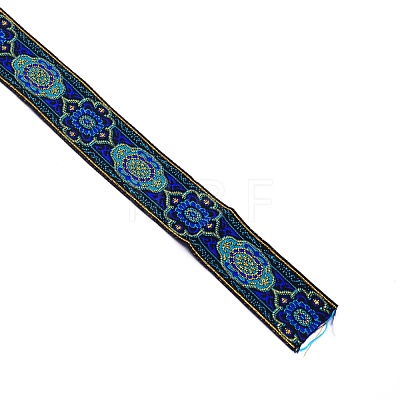 Ethnic Style Embroidery Polyester Ribbons OCOR-WH0066-07A-1