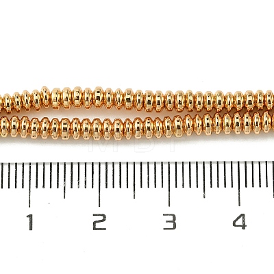 Electroplated Synthetic Non-Magnetic Hematite Beads Strands G-H020-J01-03-1