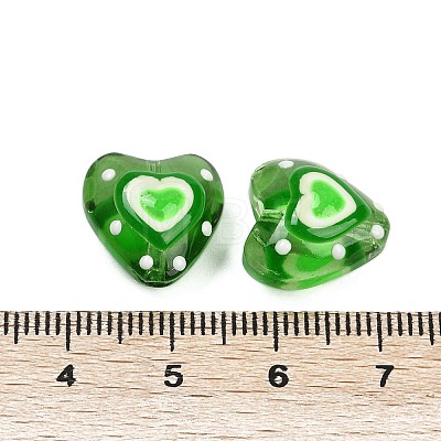 Handmade Lampwork Beads Strands LAMP-R004-06A-07-1