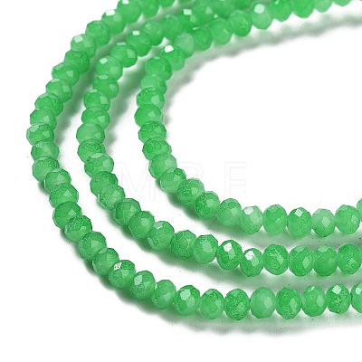 Baking Painted Imitation Jade Glass Bead Strands DGLA-A034-J4MM-A10-1