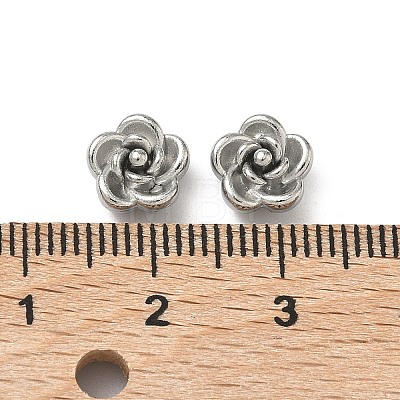 304 Stainless Steel Beads STAS-H235-06B-P-1