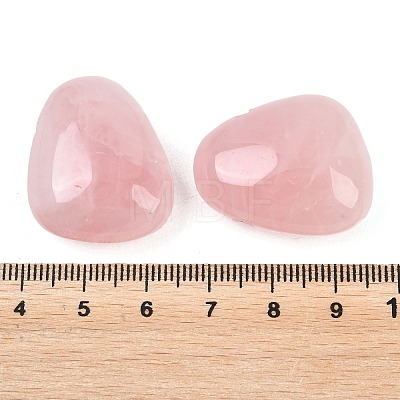 Natural Rose Quartz Pendants G-B195-01J-1
