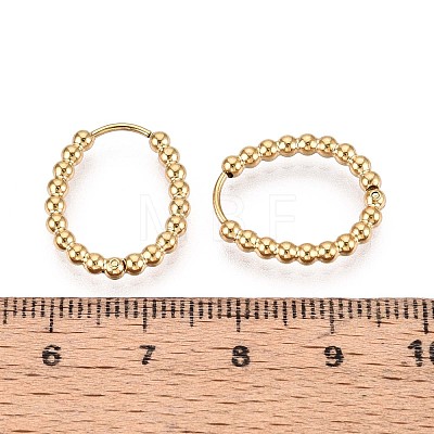 Ion Plating(IP) Real 18K Gold Plated 316 Stainless Steel Hoop Earrings EJEW-L267-005G-01-1