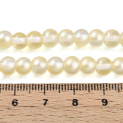 Baking Paint Transparent Glass Beads X1-DGLA-N011-6mm-02-1
