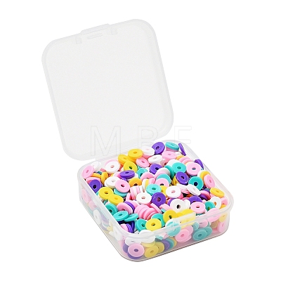 Handmade Polymer Clay Beads Strands CLAY-YW0001-19E-1