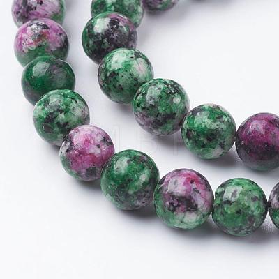 Natural Gemstone Beads Strands X-G-G086-8mm-1-1