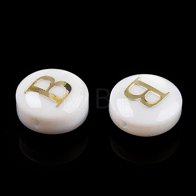 Natural Freshwater Shell Beads SHEL-N036-01B-1