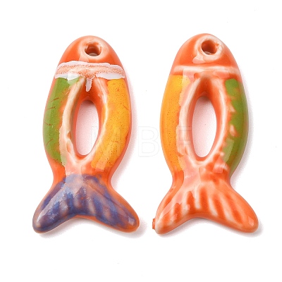 Handmade Porcelain Big Pendants PR-CBA26C9-02C-1