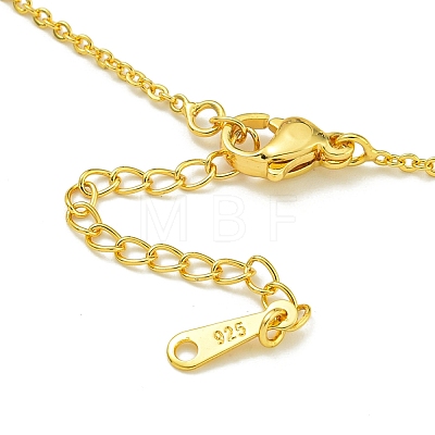 Ion Plating(IP) 304 Stainless Steel Cable Chain Necklaces NJEW-H040-06G-1