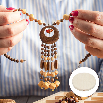 150Pcs Wooden Beads WOOD-DR0001-02B-1