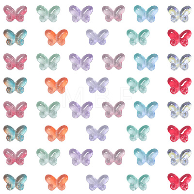 200Pcs Transparent Baking Paint Glass Beads GLAA-PA0001-13-1