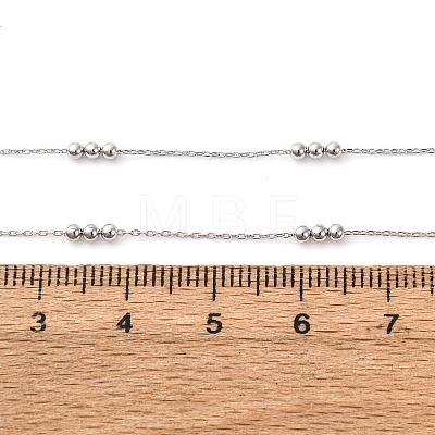 2MM Brass Round Ball Cable Chain Necklaces MAK-L045-01P-1