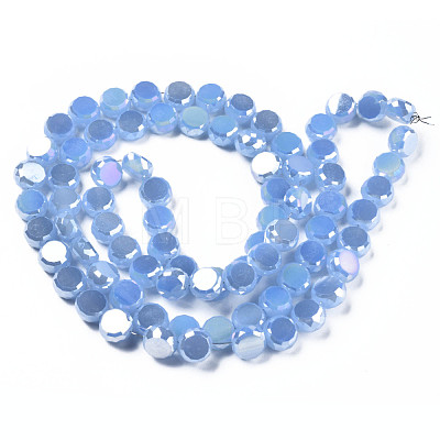 Electroplate Glass Beads Strands EGLA-S194-13A-1