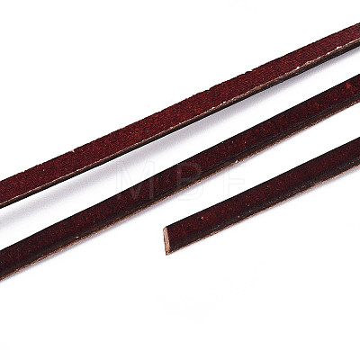 Flat Leather Jewelry Cord WL-WH0008-02A-02-1