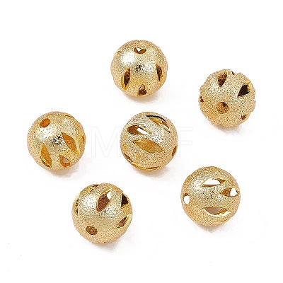 Rack Plating Brass Beads KK-G455-06C-G-1