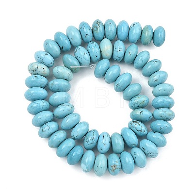 Dyed Natural Magnesite Beads Strands G-B173-A01-01-1