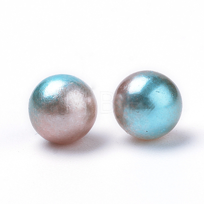 Rainbow Acrylic Imitation Pearl Beads OACR-R065-3mm-A09-1