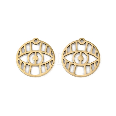 201 Stainless Steel Pendants STAS-U052-02C-G-1