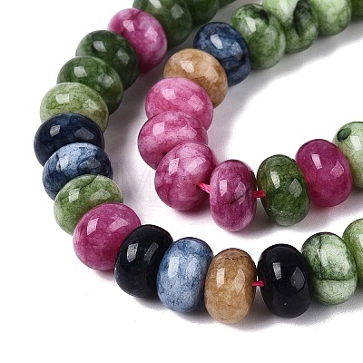 Natural White Jade Beads Strands G-Q613-01F-40-1