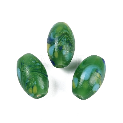 Opaque Handmade Lampwork Beads BLOW-D006-05H-1