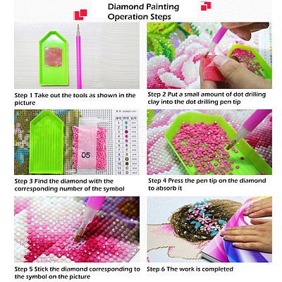 DIY Diamond Painting Stickers Kits For Kids DIY-G115-04C-1