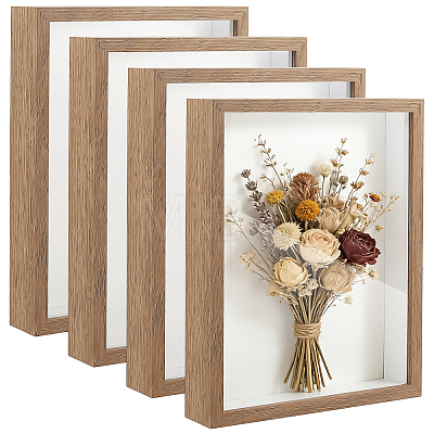 MDF Composite Wood Photo Frame Stand for Dried Flower DJEW-WH0028-057B-1