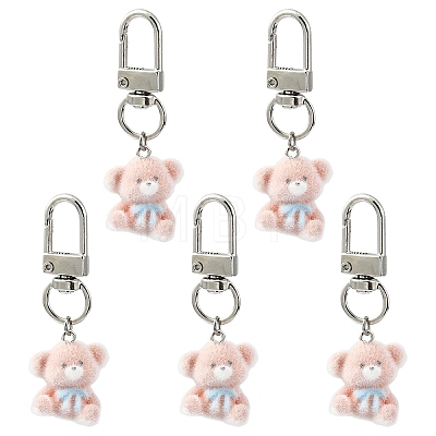 5Pcs Resin Pendant Decorations HJEW-YW00334-1