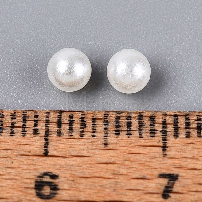 ABS Imitation Pearl Acrylic Beads OACR-S011-4mm-01-1