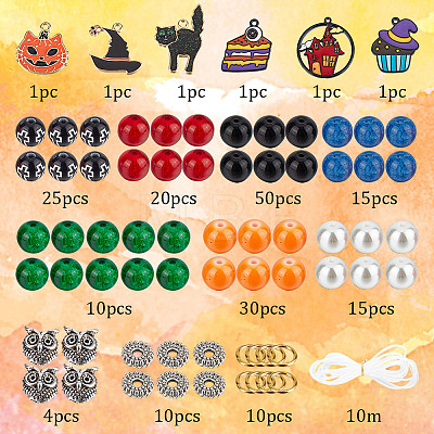 Halloween Bracelets Making Kit DIY-SC0021-91-1