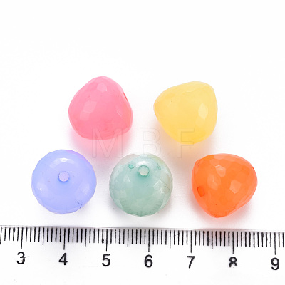 Transparent Acrylic Beads X-MACR-S373-10E-1