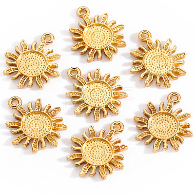 Alloy Pendant Cabochon Settings PALLOY-N183-04KCG-1