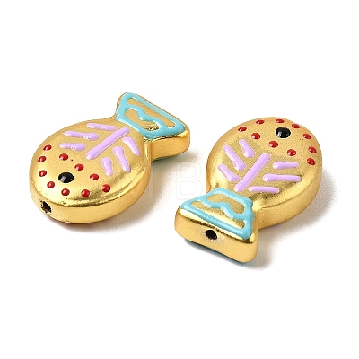 Baking Paint Glass Enamel Beads GLAA-B035-01A-1